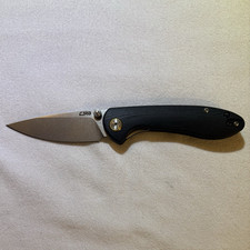 CJRB Feldspar, small. D-2 steel. Black G-10 handle, stonewash blade. Liner lock. picture