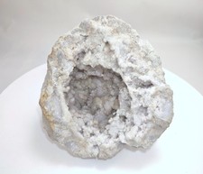 5.5in  Open Quartz Geode Deep Crystal Cavity Natural Kentucky Specimen 3.8lb picture