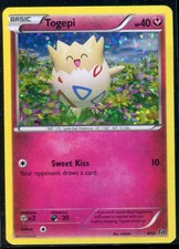 Togepi 9/12 McDonald's 2015 Confetti Holo Promo RARE English Pokemon Card TCG LP picture