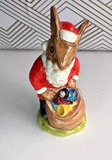 Vtg Royal Doulton Santa Bunnykins Happy Christmas Figurine DB17 England 1981 picture