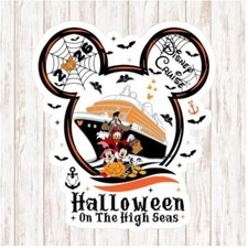 1pc Halloween Disney Cruise Line Door Magnet picture