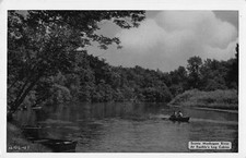 CEN Marion MI RUEHLES LOG CABINS & SPORTSMANS HQ M-115 at the Muskegon River picture