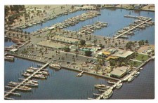 Ft Fort Lauderdale Florida FL Postcard Bahia Mar Marina Aerial View picture