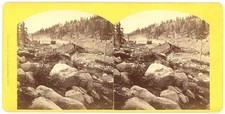 CALIFORNIA STEREOVIEW - CPRR - Summit Station - OC Smith 1870s picture