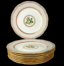 Set  8 Antique CAULDON  9 1/2
