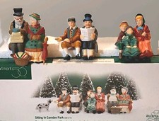 Department 56 Dickens' Village Sitting in Camden Park 4pc Figurines Boxed picture