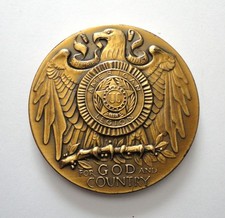 American Legion School Award Bronze Medal/Medallion HEAVY picture