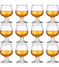 Qunclay 12 Pcs 3.5oz Shot Glass Cups Whiskey Bourbon Tasting Glasses Clear Small picture