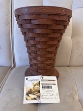 LONGABERGER HOST BOUQUET VASE BASKET RARE 9.5