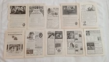 Lot of 10 Original 1899-1906 Edison Phonograph Magazine Ads Munsey's + Others picture