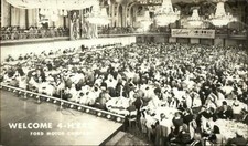 Ford Motor Co All Congress Luncheon Hilton Hotel Chicago Real Photo Postcard picture