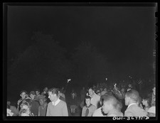Photo:Tusten New York 1943 Camp Brooklyn Boy Scouts Leaving Campfire picture