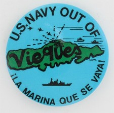 Puerto Rican Anti Colonialism 1968 US Navy Out Vieques Independence Rico P965 picture