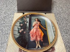 Knowles Norman Rockwell Rediscovered Women Standing In The Doorway Plate picture