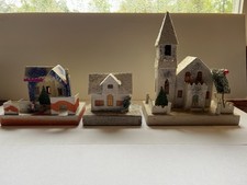 Vintage Putz/Dolly Toy Co. Christmas Village/Church picture
