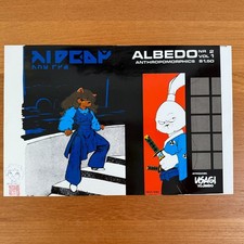 Albedo #2 PRE-PRODUCTION Silkscreen Cover Proof Usagi Yojimbo Steve Gallacci picture