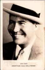 Jack Oakie RPPC Postcard Greetings from Hollywood Los Angeles 1933 Actor Photo picture