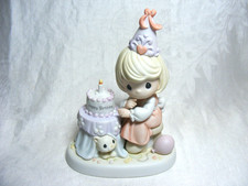 2006 Precious Moments Figurine Count Each Birthday With A Joyful Smile N-2 picture