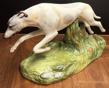 STUNNING ROYAL STRATFORD RUNNING GREYHOUND FIGURINE, Signed VB, “EXQUISITE” picture