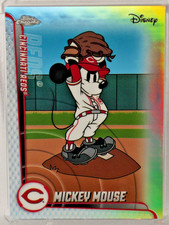 2026 Topps Chrome Disney MICKEY MOUSE Cincinnati Reds MLBH-49 REFRACTOR MLB picture
