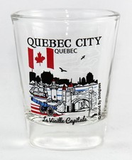 QUEBEC CITY QUEBEC CANADA GREAT CANADIAN CITIES COLLECTION SHOT GLASS SHOTGLASS picture