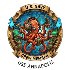 USS Annapolis Crew Member USN Gift Attack Sub Navy Veteran Pride 4