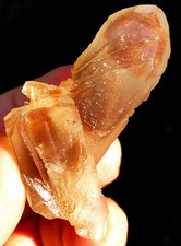 26.6g Phantom 'Red Ghost' Lemuria QUARTZ Lemuria Crystal Point &Pyramid ip1923 picture