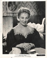 SCOTTISH ACTRESS MARY URE, SIGNED VINTAGE PROMOTINAL PHOTO. picture