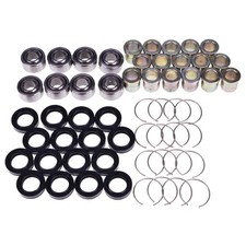 Front Lower Upper A-Arm Bearings Bushing Kit Compatible with Honda Sportrax T... picture