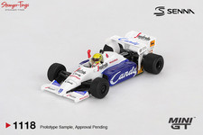 Mini GT 1/64 Toleman Tg184 No.19 Ayrton Senna 1984 Grand Prix 2nd Place picture