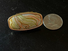 Vintage lipstick tube holder and compact mirror lipview a picture