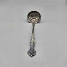 Rogers Silver Plate Soup or Gravy Ladle Ornate Pattern Vintage picture