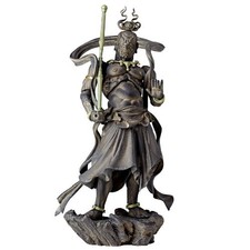Revoltech Takeya 018EX Kongo Rikishi Agyo wood-tone Ver non-Scale ABS&PVC Figure picture