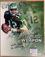 Randall Cunningham Ultimate Weapon Signed 16x20 Photo Philadelphia Eagles PSA picture