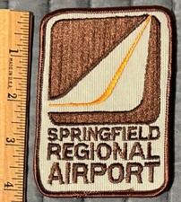 Vintage Springfield Missouri MO Regional Airport Patch Brown picture