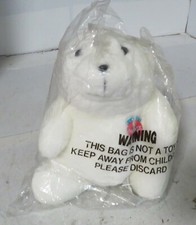 Coca-Cola Polar Bear Plush Coke Bottle Badge White 7
