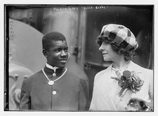 Polaire with negro,her 'Black Slave',Emille Marie Boucaud,1874-1939,actress picture