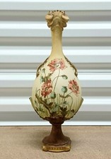 Antique Austrian Turn-Leplitz porcelain vase, 14.5