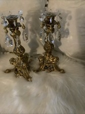 VNG Girandole Hollywood Candleholders Set Of 2, Exc Condition, Marked No. 5217 picture
