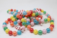 Vintage Kurt Adler Vintage Style Sugared Candy Christmas Tree Garland 8.8 Ft. picture
