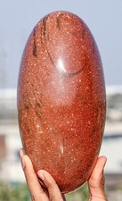 230mm Red Goldstone Crystal Healing Reiki Energy Decor Stone Lingam Specimen picture