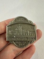 WWI Austro-Hungarian Reservespital Brcko Belgrad 1915 Cap Badge Gurschner picture