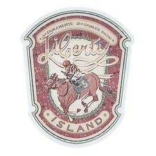 Liberty Island Racehorse Sticker Horse Racing Japan 2024 picture