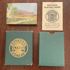 New Vintage c1948 Southern Pacific Lines Souvenir Playing Cards - Daylight picture
