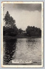 Mercer Wisconsin Russel Brothers Tourist Cabins WI Postcard picture