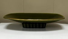 Vintage Olive Green Ceramic Planter MCM USA picture