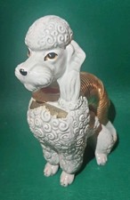 Vintage Marston Postal Poodle Letter Holder, California Pottery Ceramic Figurine picture