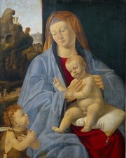 Catholic print picture- MADONNA & CHILD JOHN VA  -   8