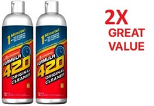 Formula 420 Glass Metal Ceramic Pipe Cleaner 12 Oz Bottles 2 Pack  picture