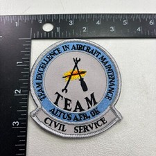 USAF ALTUS Air Force Base AIRCRAFT MAINTENANCE TEAM CIVIL SERVICE Patch 40WN picture